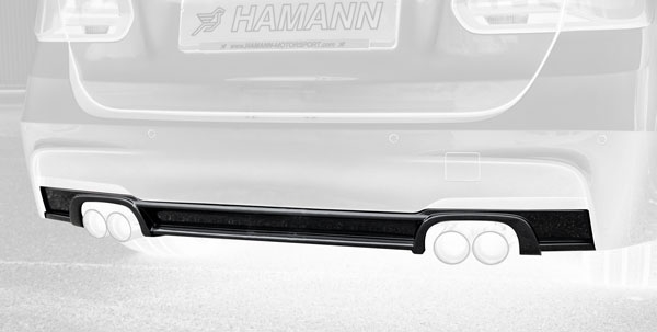 BMW 3 Heckmittelblende 4 Rohr Hamann Motorsport