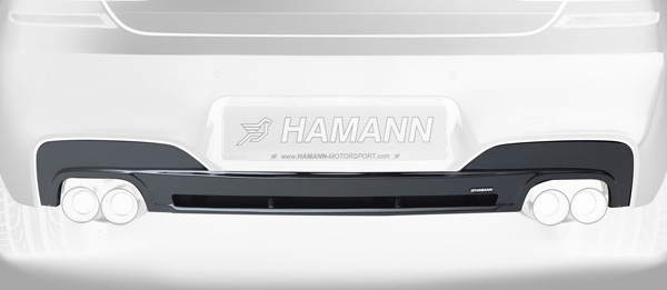 BMW 6 Heckmittelblende 4 Rohr Hamann Motorsport
